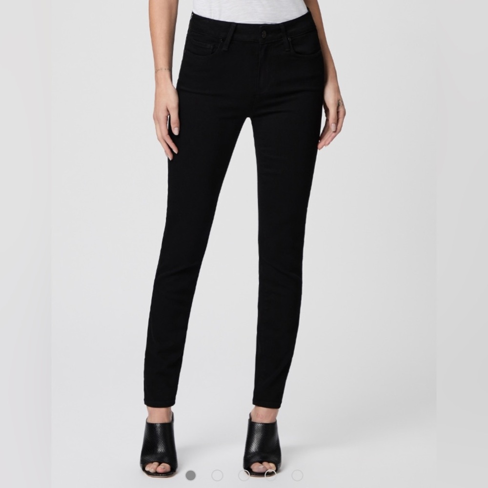 Paige Verdugo Skinny Black Ankle Jeans | 27